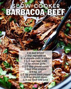 the recipe for slow cooker barbacoa beef