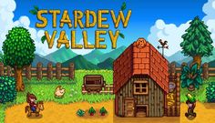 the title screen for stardew valley