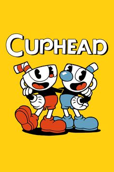 two cartoon characters with the words cuphead don't deal with the devil on them