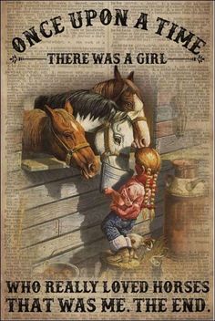 an old newspaper advertisement with children and horses