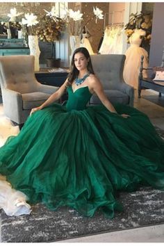 Green Sweet 16 Dresses, Green Ball Dress, Green Sweet 16, Green Ball Gown, Prom Dresses Elegant, Green Prom, Green Tulle, 파티 드레스, 16 Dresses