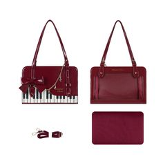 Color: Red•Brown•White•BlackMaterial: PU Size Length(cm)(inch) Width(cm)(inch) Height(cm)(inch) One Size 31/12.20 14/5.51 42/16.53 Elegant Red Shoulder Bag For School, Ita Bag, Plush Bags, Bag Elegant, Shoulder Bags For Women, Cute Bow, Womens Crossbody Bag, Cute Bows, Handbags For Men