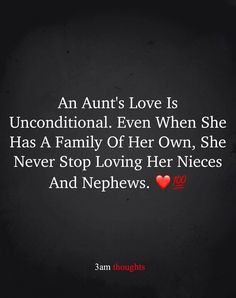 an adult's love is unconditionalal even when she has a family of her own