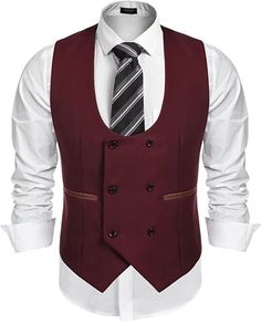 Business Suit Vest, Vest Outfits Men, Vest Plus Size, Business Vest, Wedding Vest, Double Breasted Vest, Formal Vest, Men's Business Suits