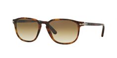 Persol 3019S Sunglasses are a Slim, elegant pair of frames in the distinguished Persol style, Hand crafted in Italy since 1917. Full rim frame, made from lustrous Acetate; llightweight and durable. For men or women (Unisex). Classic Oval shaped lenses will suit most face shapes. Unique keyhole bridge. The temples features the Meflecto system. Color: Black, Caffe/Crystal Brown, Havana/Crytal Green lens, Terra Di Siena/Crystal Blue Lens, Spotted Grey Black/Grey Gradient Gold Light Blue Color Code, Brown Mirror, Persol Sunglasses, Green Mirrors, Uv Sunglasses, Gradient Sunglasses, Blue Lenses, Eyewear Design, Light Blue Color