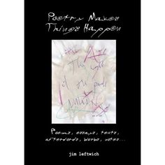 an autographed book with writing on the front and back cover, which reads robert mayer there's happen