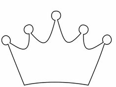 a black and white drawing of a crown