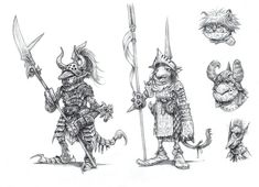 Goblin Cleric, Goblin Knight, Some Drawings, Role Playing Game, Fantasy Races, Traditional Games, Mythological Creatures, Armor Concept