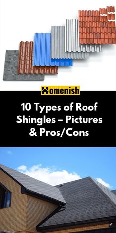 different types of roof shingles and pros / cons in the same house