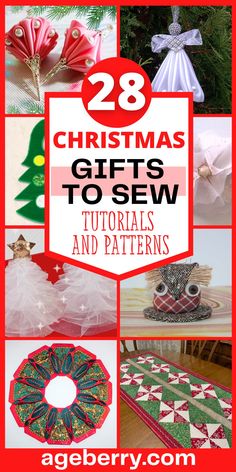 christmas gifts to sew and patterns