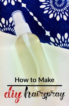 Diy Spray Butter, Hair Refresher Spray Diy, Home Made Hair Spray, Diy Hair Texture Spray, Diy Hair Spray For Frizzy Hair, Diy Texture Spray For Hair, Natural Hairspray Diy, Hair Spray Diy, Hair Fixing Spray