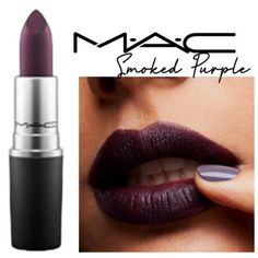 Mac Matte Lipstick Smoked Purple Brand New In Box 0.10 Oz 3 G A Creamy, Rich Lipstick Formula With High-Color Payoff In A Matte Finish, Long-Wearing And Non-Feathering. Mac Smoked Purple, Dark Plum Lipstick, Dark Purple Lips, Deep Purple Lipstick, Mac Liquid Lipstick, Plum Lipstick, Mac Matte Lipstick, Lip Makeup Tutorial, Purple Lips