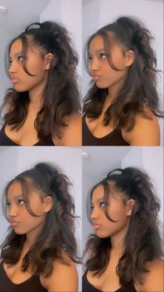 Curly hair is versatile, dynamic, and beautiful, but it can sometimes feel tricky to manage. The right hairstyle can make all the difference, enhancing your curls’ natural texture and shape while ensuring they look their best. Whether you have loose waves or tight coils, there are countless hairstyles that work perfectly for curly hair. From short, cropped looks to voluminous layers, we’ve compiled the best hairstyles for curls that will suit every personality and occasion. Hairstyle Ideas Black Women, Pool Party Hairstyles, Pool Hairstyle Ideas Black, Pool Hairstyle Ideas, Curly Hair Styles Easy, Hairdos For Curly Hair, Pretty Braided Hairstyles, Flat Iron Hair Styles