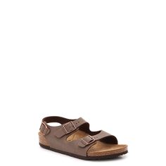 Birkenstock-Roma Sandal - Kids' Birkenstock delivers comfort and style with the Roma flat sandals. Multiple buckled straps let you create a custom fit. Not sure which size to order? Click here to check out our Kids’ Measuring Guide! For more helpful tips and sizing FAQs, click here . Kids Birkenstock, Kids Sandals, Helpful Tips, Our Kids, Mary Jane Sneaker, Flat Sandals, Custom Fit, Birkenstock, Dark Brown