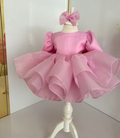 Pink Puffy Baby Girl Dress, Girl Pageant Dresses, Baby Tulle Dress, Baby Girl Birthday Dress, Baby Wedding Dress, Baby Fairy Dress This baby girl dress is specially designed and handmade for your baby girl. Your girl will be like a princess with these dresses that she can wear on special occasions such as birthdays, weddings and christmas. This dress, which will create your girl's style with a clasp, is ideal for special occasions. Check out our baby girl dresses selection for unique handmade dresses from AymiraDesign. ✿ Product Features; ✰ Baby Dress Materials: Tulle, Lace ✰ Baby Dress Color: Pink ✰ Set Content: Dress, Clasp ✰ Size Options: * 0-3 months, 3-6 months, 6-9 months, 9-12 months, 12-18 months, 18-24 months, 2T, 3T, 4T, 5, 6 US kids' numeric More from Baby Girl Dress Collection: Princess Ruffle Dress For First Birthday, First Birthday Princess Dress With Ruffles, First Birthday Princess Dress With Bow, Princess Dress With Bow For First Birthday, Princess Style Ruffled Dress For First Birthday, Princess Dress With Ruffles For First Birthday, Princess Style Dress With Bow For First Birthday, Pink Long Sleeve Princess Dress With Ruffles, Pink Ruffled Princess Dress For First Birthday