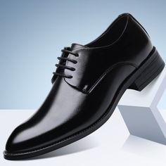 Men's Business Leather Shoes Applicable gender: male Size information: Men Suit Shoes, Mens Black Dress Shoes, Men's Wedding Shoes, Men's Dress Shoes, Leather Formal Shoes, Business Men, Brown Oxfords, Suit Shoes, Black Dress Shoes