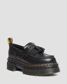 Loafers With Jeans, Dr Martens Audrick, Patent Boots, Shoe Trends, Platform Loafers, Side Profile, Tassel Loafers, Goodyear Welt, Summer 2023