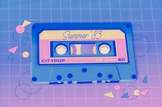 an old school cassette with the words summer 13 on it