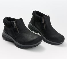 Inspire some serious style adoration with the cool-weather comfort of these ankle boots. From Skechers. Easy Going, Winter Boots, Repellent, Water Repellent, Fashion Shoes, Shoe Boots, Ankle Boots, Boots, The Originals