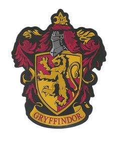 a hogwarts crest is shown on a white background