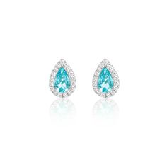 Paraiba Tourmaline Pear Stud Earrings-Princess Jewelry Shop Luxury Pear-shaped Tourmaline Jewelry, Pear Earrings, Princess Jewelry, Paraiba Tourmaline, Charm Rings, Emerald Jewelry, Gemstone Necklace Pendant, Earring Sale, Emerald Gemstone