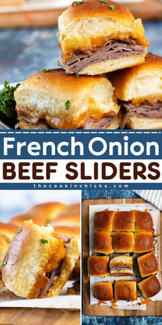 These French Onion Beef Sliders could be the next easy New Year appetizer recipe you must try! These are a combination of shaved roast beef, caramelized onions, and smoked cheddar cheese on soft Hawaiian rolls. It is awesome to have it as well as your Super Bowl party food idea to enjoy with your family or friends. It's tasty and savory in every bite!