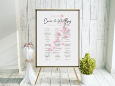 An elegant, modern, minimal wedding seating chart template is perfect for creating a chic and organized display for your big day. In a modern, minimal style with subtle floral notes, this template BUNDLE is fully customizable. This digital download allows you to edit guest names and table assignments easily on Canva. It is ideal for DIY brides and event planners seeking a stylish, streamlined design. Choose from 5 different templates for design inspiration to help achieve the aesthetic you are looking for!  INSTANT DOWNLOAD--No physical product will be shipped. You will receive a PDF file that links to the Canva template. From there, you can edit the various temples, which have five different stylistic variants and two sizes to fit your needs.  Two different aspect ratios:  30x40 24x36 Sav Modern Minimal Style, Wedding Seating Chart Template, Table Assignments, Diy Wedding Table, Seating Chart Template, Chart Template, Minimal Wedding, Diy Brides, Seating Chart Wedding