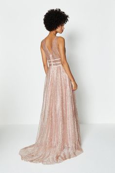 Sparkle Mesh Bodice Maxi Dress Dresses Sparkle, Quick Delivery, Backless Dress Formal, Wedding Guest, Bodice, Bridesmaid Dresses, Buy Online, Shop Now, Sparkle