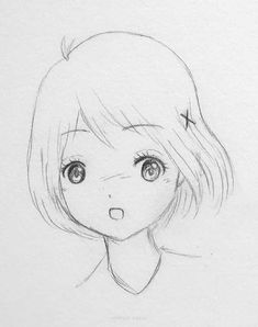 Shihori Obata, Sketch Base, Practice Drawing Faces, Basic Drawings, Anime Drawings For Beginners, Cute Kawaii Anime