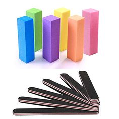 Nail Files and Buffer, TsMADDTs Professional Manicure Too... https://www.amazon.com/dp/B07FQMXB55/ref=cm_sw_r_pi_awdb_t1_x_Tz7bEbMQANZ3A Best Nail File, Manicure Tool Sets, Nail Buffer Block, Nail Buffers, Natural Acrylic Nails, Kit Manicure, Professional Manicure, Polish Ideas, Nail Files