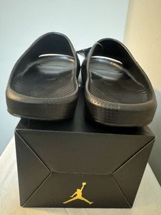 Men's  Nike Jordan Post Slide Black/Black (DX5575 001) Size 9M  | eBay Casual Black Slip-resistant Slides, Casual Black Slides With Branded Insole, Black Sporty Slip-resistant Slides, Casual Black Slides With Cushioned Footbed, Black Slip-resistant Sports Slides, Black Slip-resistant Slides For Sports, Classic Black Slides With Branded Insole, Mens Shoes Sandals, Jordans For Men