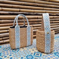 Custom woven bags. Thailand bags. Min.10 pc. Cane Products, Thailand Shopping, Woven Bags, Wicker Bags, Instagram C, Woven Bag, Handmade Bags, Thailand, Pom Pom