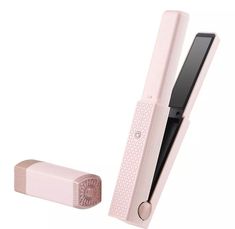 PORTABLE FLAT IRON - Prim  B.Beauty Cordless Hair Straightener, Mini Hair Straightener, Professional Hair Straightener, Hair Straightener And Curler, Hair Straighteners Flat Irons, Ceramic Hair, Hair Iron, Hair Straighteners, Hair Curler