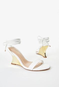 Avyanna Wedge Sandal Fashion Shoes Sandals, Wedge Sandal, Bright White, Wedge Sandals, Ankle Strap, Fashion Shoes, Shoes Sandals, Wedges, Sandals