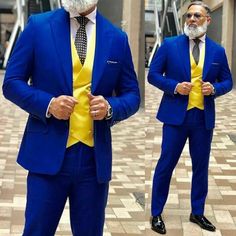 Royal Blue Yellow Wedding, Royal Blue Groomsmen Attire, Royal Blue Tuxedo Wedding, Royal Blue Groomsmen Suits, Royal Blue And Yellow Wedding Theme, Blue And Yellow Suit, Royal Blue And Yellow Wedding, Royal Blue Tux, Navy Blue And Yellow Wedding