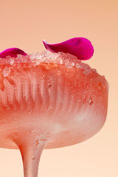 David Lineton Still Life Photography. Frozen cocktail with petal detail Aesthetic Drink Recipes, Garden Party Aesthetic, Aesthetic Drink, Cocktail Shots, Drink Aesthetic