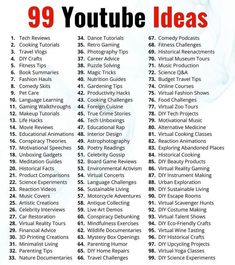 the ultimate guide to 99 youtube videos