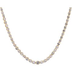 Luxe 14K Yellow Gold Diamond Necklace - 15.87 Carats Everyday Elegance, Gold Diamond Necklace, Golden Glow, Estate Jewelry, Timeless Beauty, Types Of Metal, Gold Diamond, Diamond Necklace, Timeless Elegance