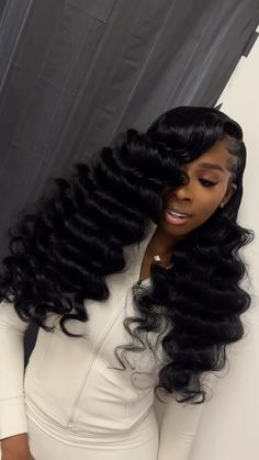 Sew In Hairstyles, Birthday Hairstyles, Curling Hair With Wand, Protective Hairstyles Braids, Pretty Braided Hairstyles, Pretty Hair Color