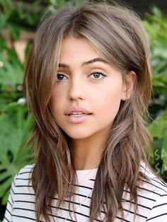 Brown Hair Inspiration, Brunette Ombre, Mushroom Brown, Layered Hairstyles, Medium Length Hair With Layers, Haircut Styles, Long Layered Hair, Light Brown Hair