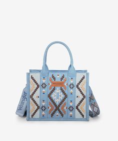 Wrangler Aztec Embroidered Whipstitch Tote Bag Jean Western Bags, Wrangler Purse, Western Purses And Handbags, Western Spurs Straps, Western Bag, Inspired Handbags, Western Saddle Pads, Western Purses, Small Coin Purse