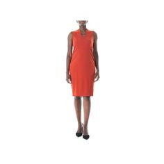 A unique u-neckline and a figure-flattering sheath cut make this women's Nina Leonard dress a stylish staple. A unique u-neckline and a figure-flattering sheath cut make this women's Nina Leonard dress a stylish staple.PRODUCT FEATURES U neckline Sleeveless Stretchy jersey construction UnlinedFIT & SIZING 43-in. approximate length from shoulder to hem Midi design Sheath cut Back zipperFABRIC & CARE Polyester, spandex Machine wash Imported Size: X Large. Color: Orange. Gender: female. Age Group: Casual Bodycon Workwear Dress, Stretch Sheath Midi Dress, V-neck Stretch Bodycon Dress For Work, Spring Bodycon Dress With Asymmetrical Neckline For Work, Spring Workwear Bodycon Dress With Asymmetrical Neckline, Elegant Fitted Midi Dress With Split Neck, Elegant Fitted Dress With Split Neck, Midi Design, Dress Guide