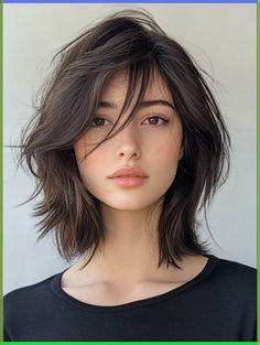 These are easy professional hairstyles for work. Use these quick and easy hairstyles for work when running late. office hairstyles for long hair | office hairstyles | hairstyles for office work | professional hairstyles for work | easy office hairstyles | hairstyles for office work Squared Face Hairstyles, Layered Bob Long Bangs, Face Length Bangs, Hair Styles For Females, Shaggy Above Shoulder Hair, Side Swept Bangs With Medium Hair, Square Face Shoulder Length Hair, Shoulder Length Hair With Bangs Side Part, Shaggy Bob Shoulder Length