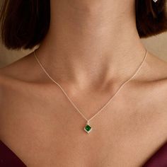 Dainty Emerald Green Pave Square Necklace Emerald Chooker Necklace May Birthstone Necklace Engagement Gift Emerald Jewelry Set Gifts For Her 💎 Emerald green Necklace is designed to accompany you on your most beautiful days, elegant and stylish.  💎 The jewel of the most beautiful days. Wedding, Engagement and graduation gift.  💎 Bridesmaid gift. Graduation gift. Valentine's gift. This necklace is also prepared as a set with earrings.  💎 Don't forget to check them out. We wrap it as a gift wra Luxury Classic Emerald Necklace With Prong Setting, Affordable Green Necklace For Celebration, Hand Set Emerald Necklace For Party, Luxury Minimalist Emerald Necklace, Luxury Dainty Emerald Necklace As Birthstone, Dainty Luxury Emerald Birthstone Necklace, Luxury Elegant Emerald Necklace Gift, Luxury Brilliant Cut Emerald Necklace For Gift, Luxury Emerald Birthstone Necklace For Wedding