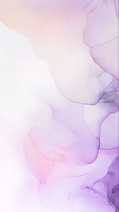 an abstract painting with white and purple colors