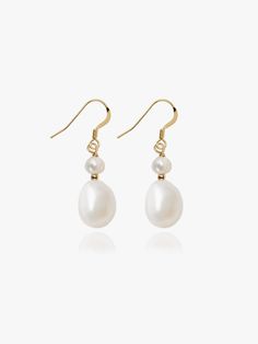 Gold Pearl Earrings, Pearl Collection, Fine Jewelry Collection, Pearl Drop Earrings, Gorgeous Earrings, Pearl Drop, Baroque Pearls, This World, Ring Earrings