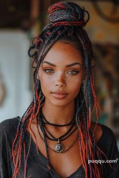 Boho Knotless Braids: Discover Trendy Bohemian Hairstyles - Puqqu Knotless Hairstyles, Naturally Pretty, Boho Knotless Braids, Female Hairstyles, Braid Trends, Boho Knotless, Beautiful Freckles, Tight Braids, Bohemian Hairstyles