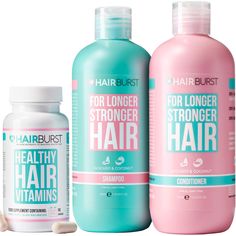 PRICES MAY VARY. For Everyone - Whether you have fine, thin, medium, coarse, dry, sleek, straight or wavy hair, Hairburst is for you! Perfect Starting Point - This Hairburst bundle contains everything you need to to start the journey to getting that stronger, longer and healthier hair you have always wanted. Hair Growth - Hairburst Supplements are the best hair growth vitamins on the market. They contain 26 Premium vitamins and minerals to achieve Faster hair growth Hair Resistance - Hairburst s Best Hair Growth Vitamins, Hair Growth Vitamins, Hair Growth Formula, Hair Growth Women, Natural Hair Shampoo, Extreme Hair Growth, Hair Growth Secrets, Good Shampoo And Conditioner, Hair Regrowth Treatments