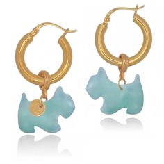 Embrace the charm of these whimsical accessories that feature adorable Welsh Corgis. Perfect for dog lovers and fashion enthusiasts alike, these earrings add a playful touch to any outfit. Whether you're heading to a casual outing or a special event, let these Corgi Hoop Earrings spark conversations and bring a smile to your face. Avoid exposure to harsh chemicals, such as perfume, hairspray, and cleaning agents. Store your metal jewelry in a dry and cool place to prevent tarnishing. Use a soft Playful Hypoallergenic Hoop Earrings As Gift, Playful Hypoallergenic Hoop Earrings For Gift, Playful Small Hoop Jewelry For Gifts, Playful Small Hoop Jewelry Gift, Handmade Blue Huggie Earrings, Playful Blue Nickel-free Jewelry, Playful Blue Drop Earrings Jewelry, Whimsical Accessories, July Birthstone Jewelry