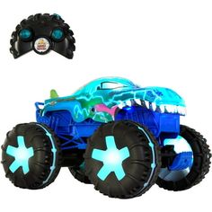 an image of a toy monster truck with lights